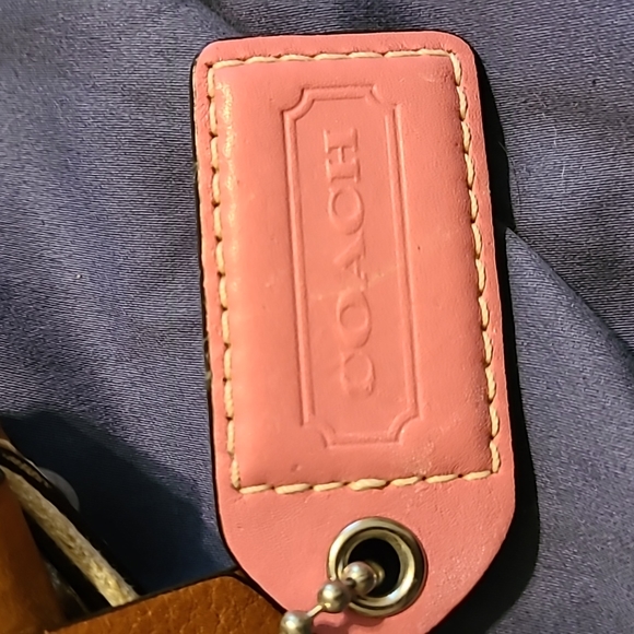 COACH Hampton Scribble Pastel Handbag L0751-F11672 & Matching Wallet - Picture 8 of 17